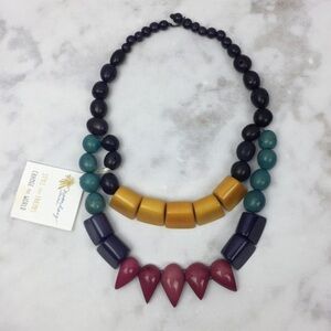 Noonday Collection Organic Seed Shine Necklace NWT